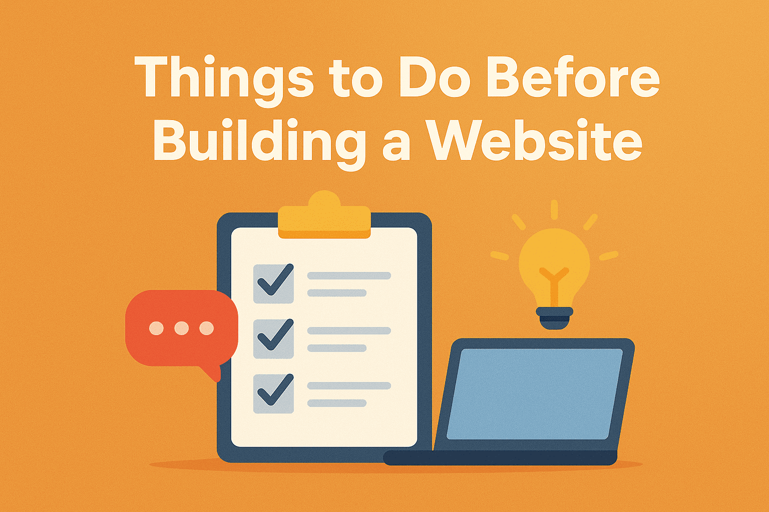 Things to Do Before Building a Website​